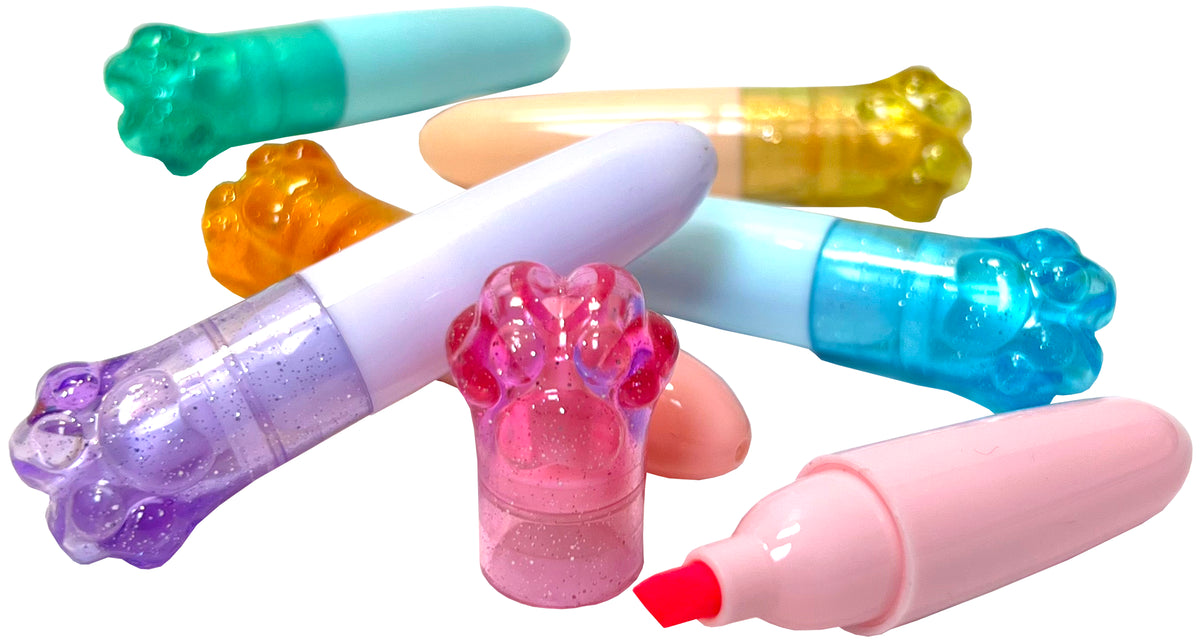 Paw Print Highlighters
