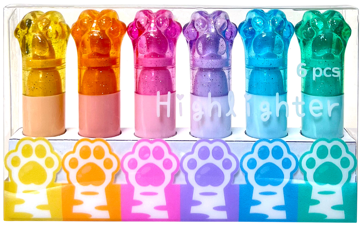 Paw Print Highlighters