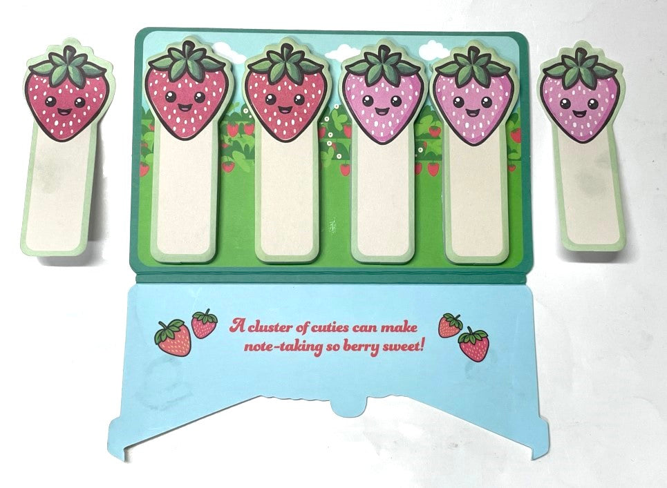 Strawberry Memo Tabs