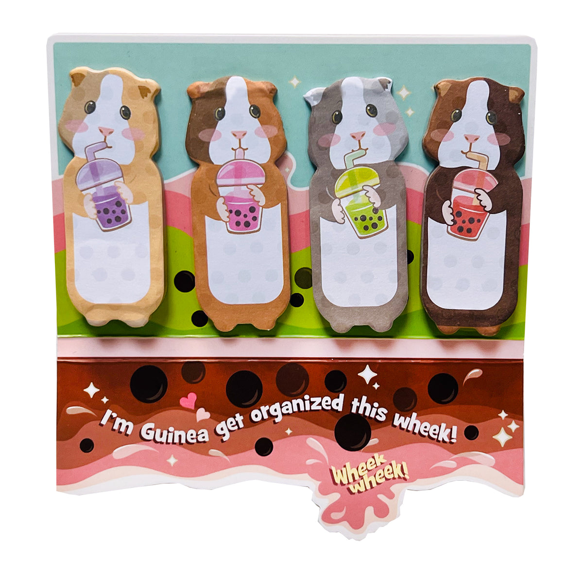 Sippin&#39; Boba Guinea Pig Scented Memo Tabs