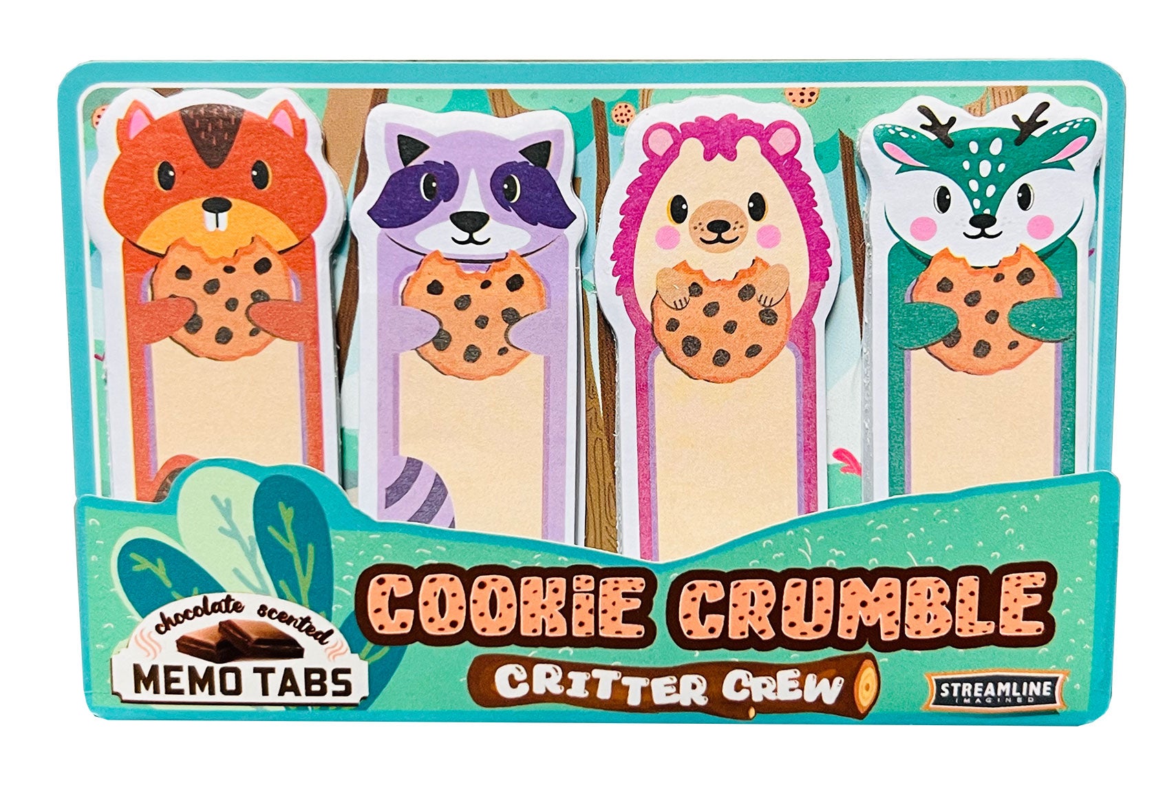 Cookie Crumble Critters Scented Memo Tabs