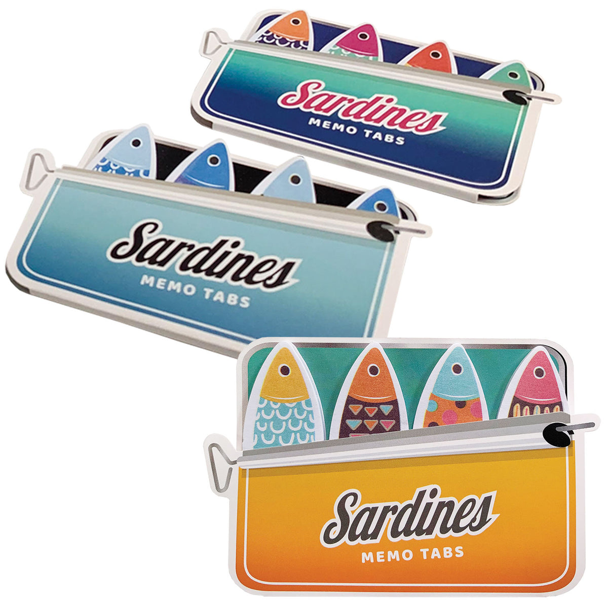 Sardine Fish Tales Memo Tabs