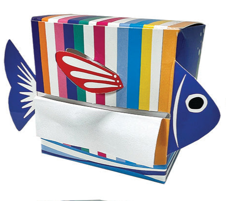 Fish Tales Sticky Notes & Colorful Dispensers