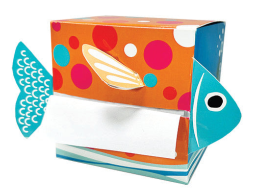 Fish Tales Sticky Notes & Colorful Dispensers