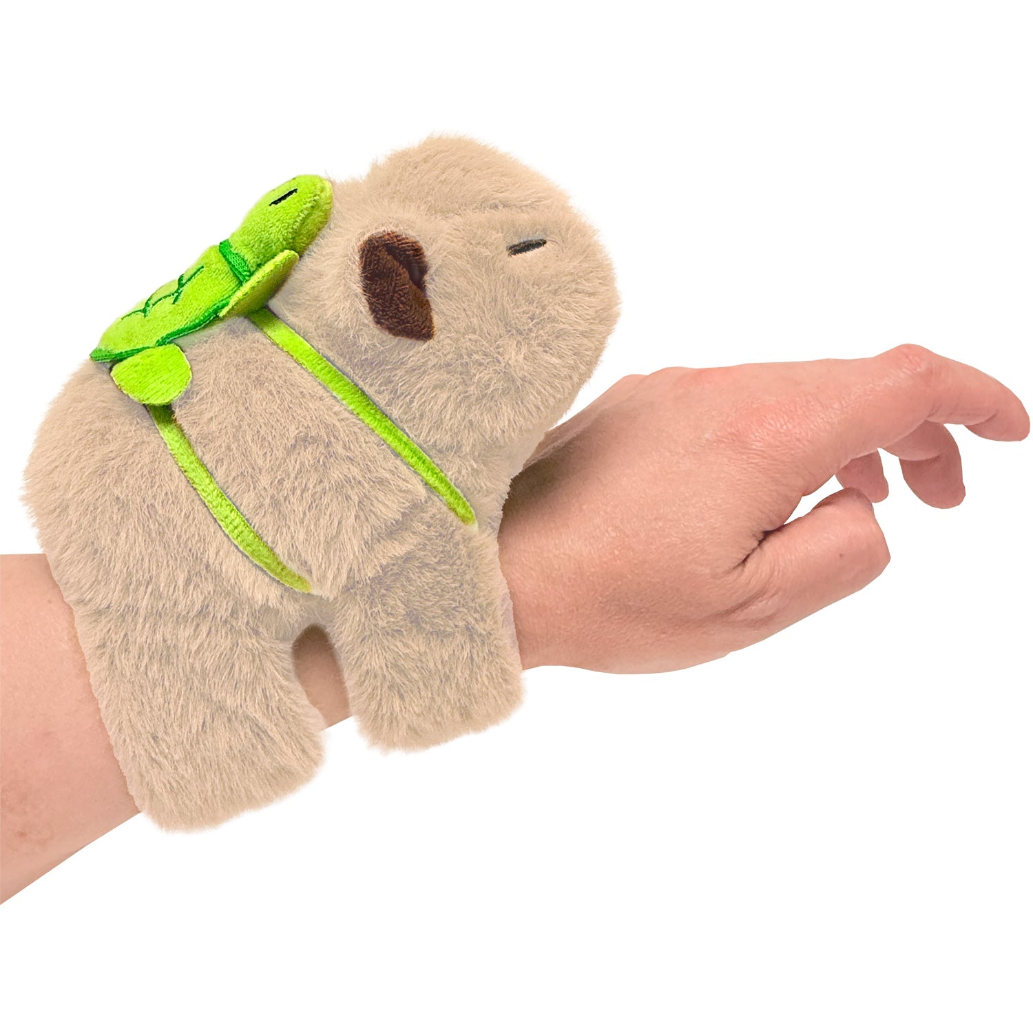 Capybara Plush Slap Bracelet