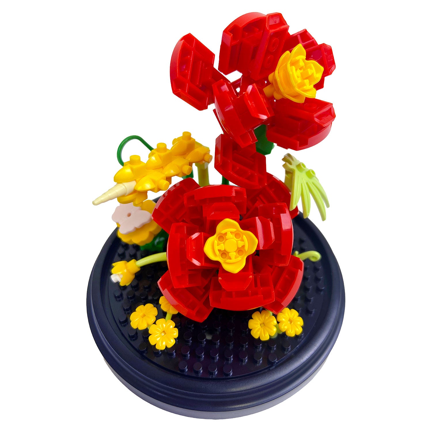 Botanical Blocks - Red Rose