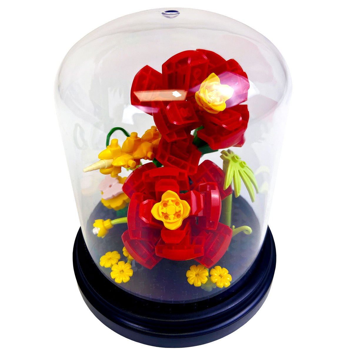 Botanical Blocks - Red Rose