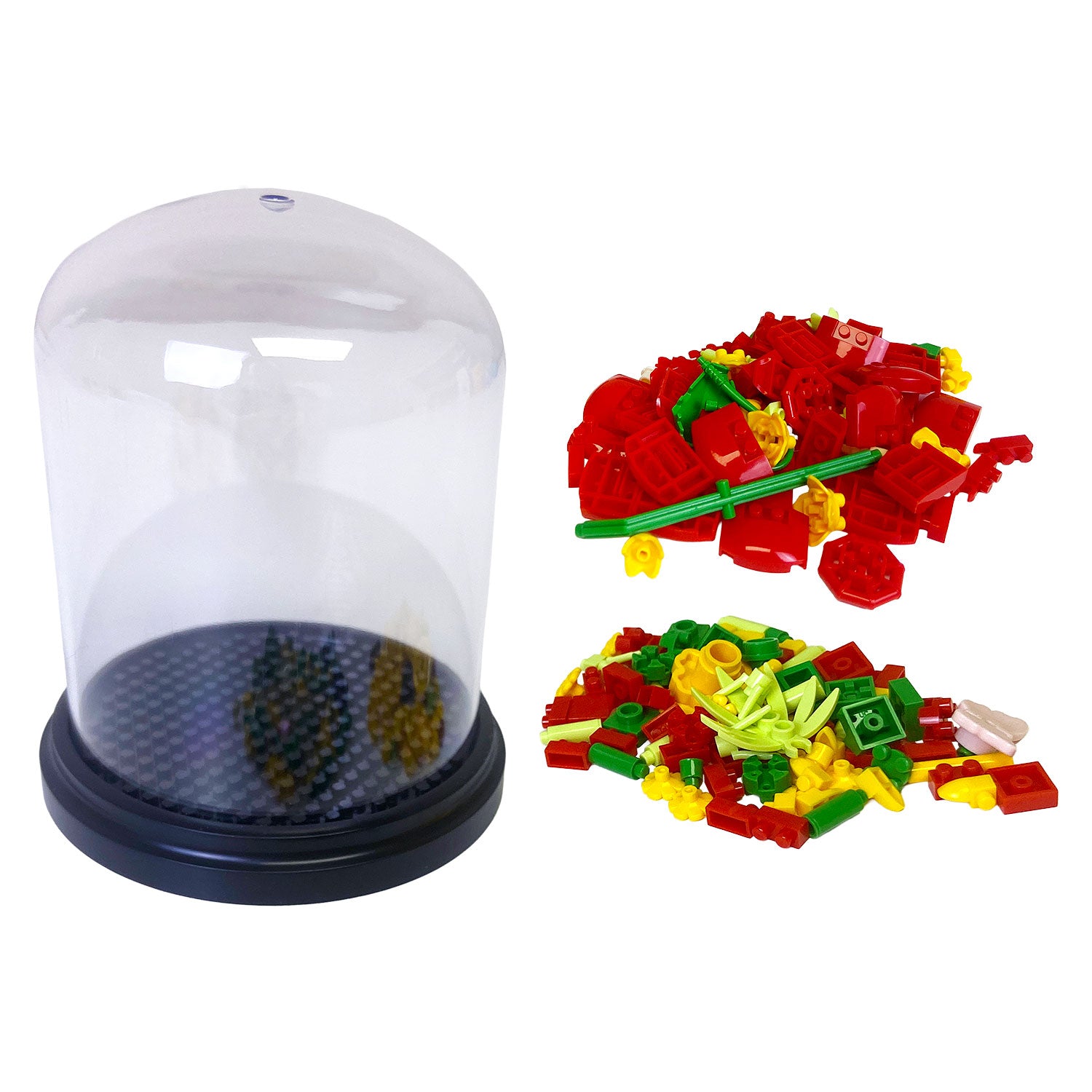 Botanical Blocks - Red Rose