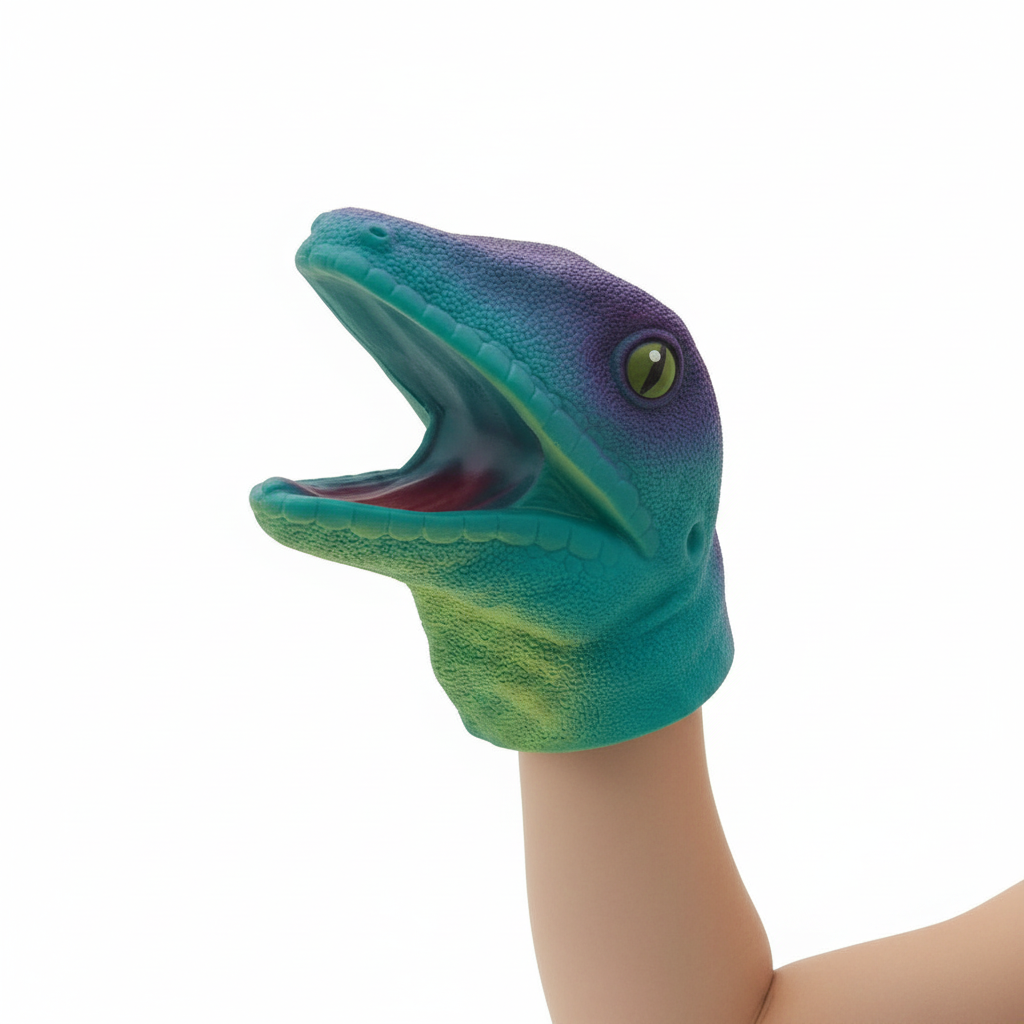 Lizard Hand Puppet, 2 Pack