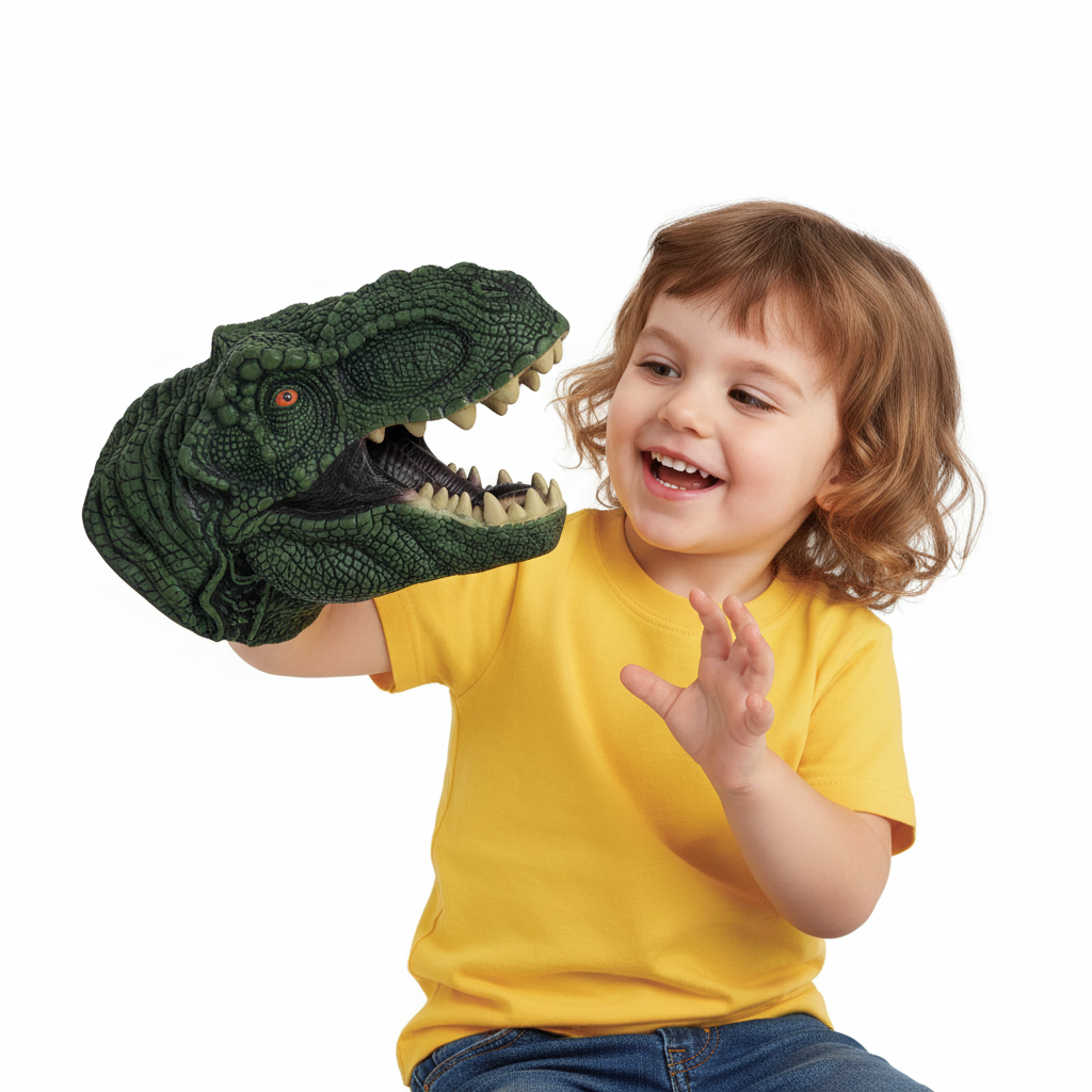 Realistic Dinosaur Hand Puppet - T-Rex