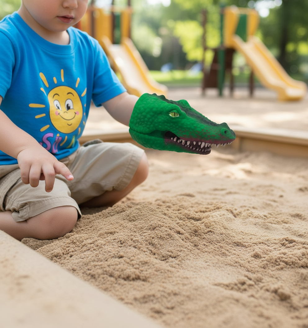 Fierce Crocodile Hand Puppets
