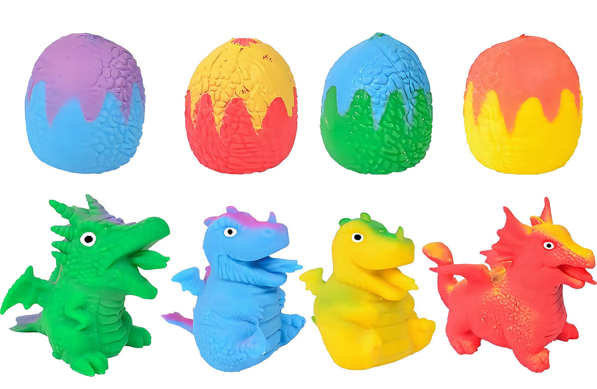 Reversible Dragon Egg Poppers, Set of 4
