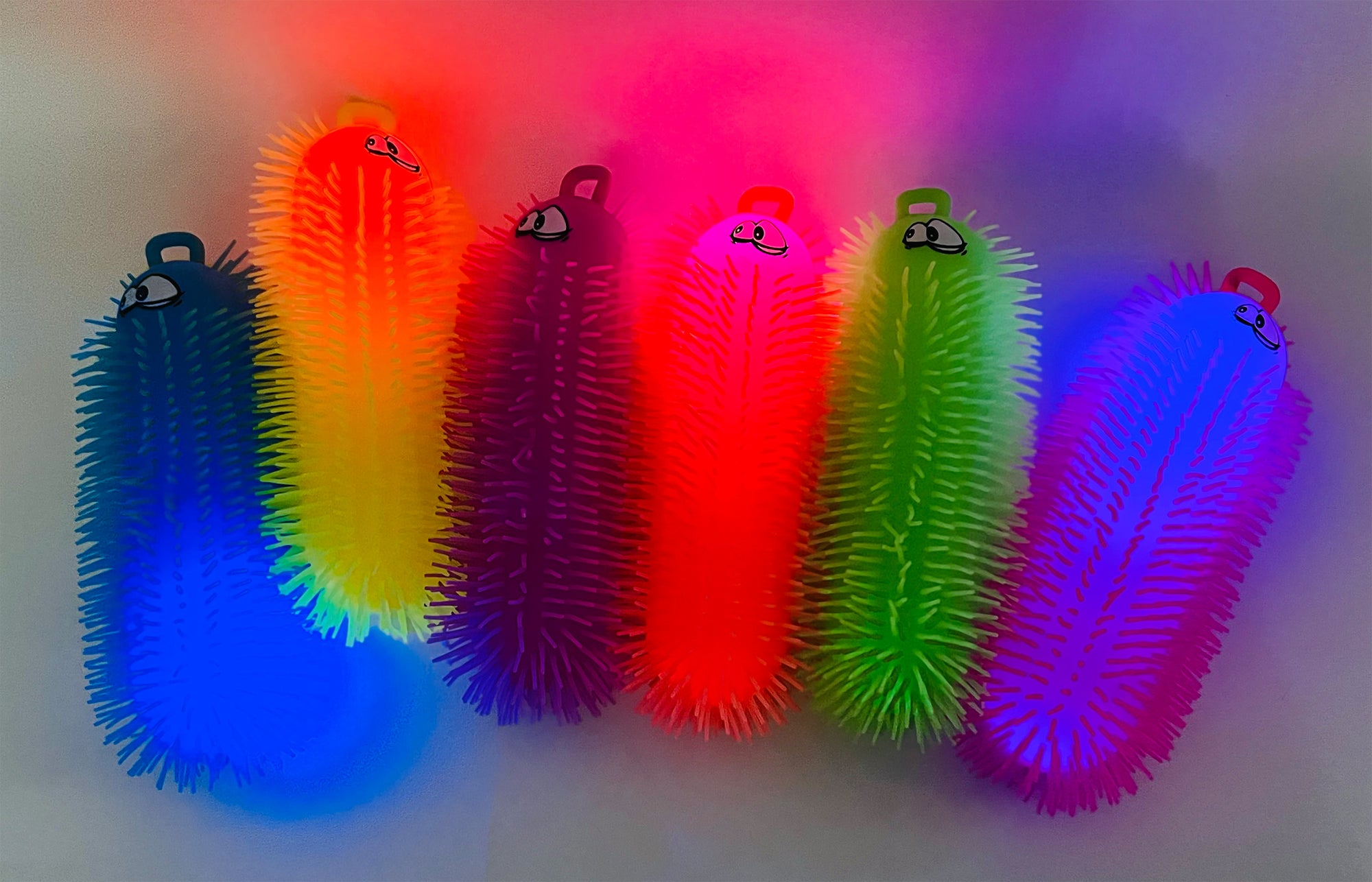 WIGGLY CATERPILLAR LED SQUEEZE TOY