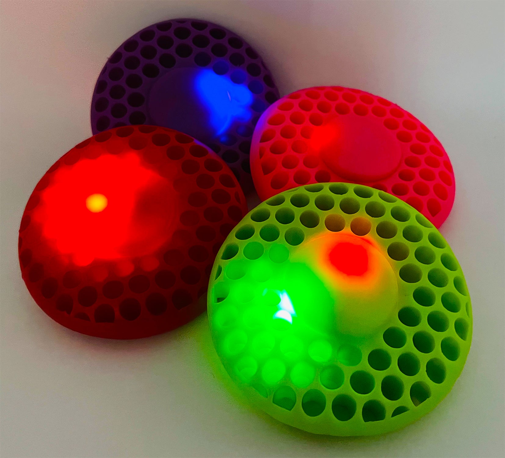 SQUISHY LED FRISBEE, 1 pcs