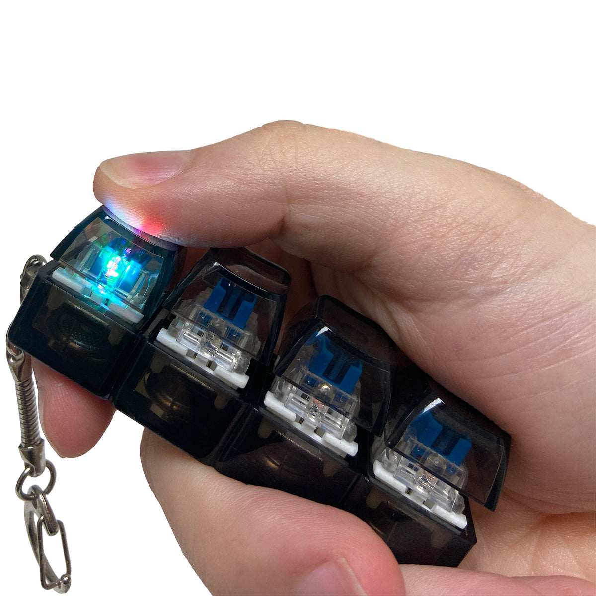 Keyboard LED Fidget Keyrings