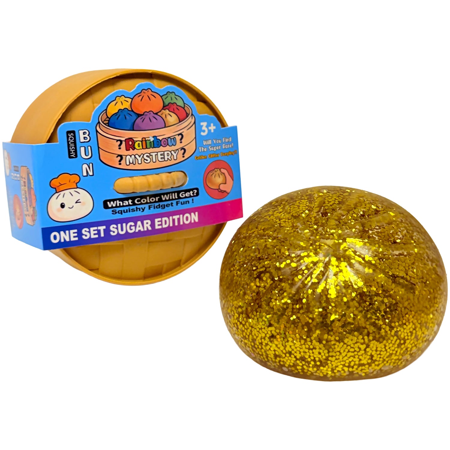 Glitter Squish Dumplings (Asst/5 Colors)