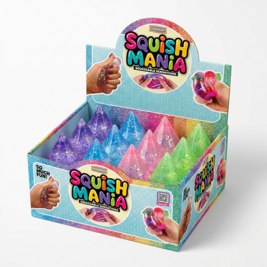 Squish Diamond (Asst of 4 Colors)