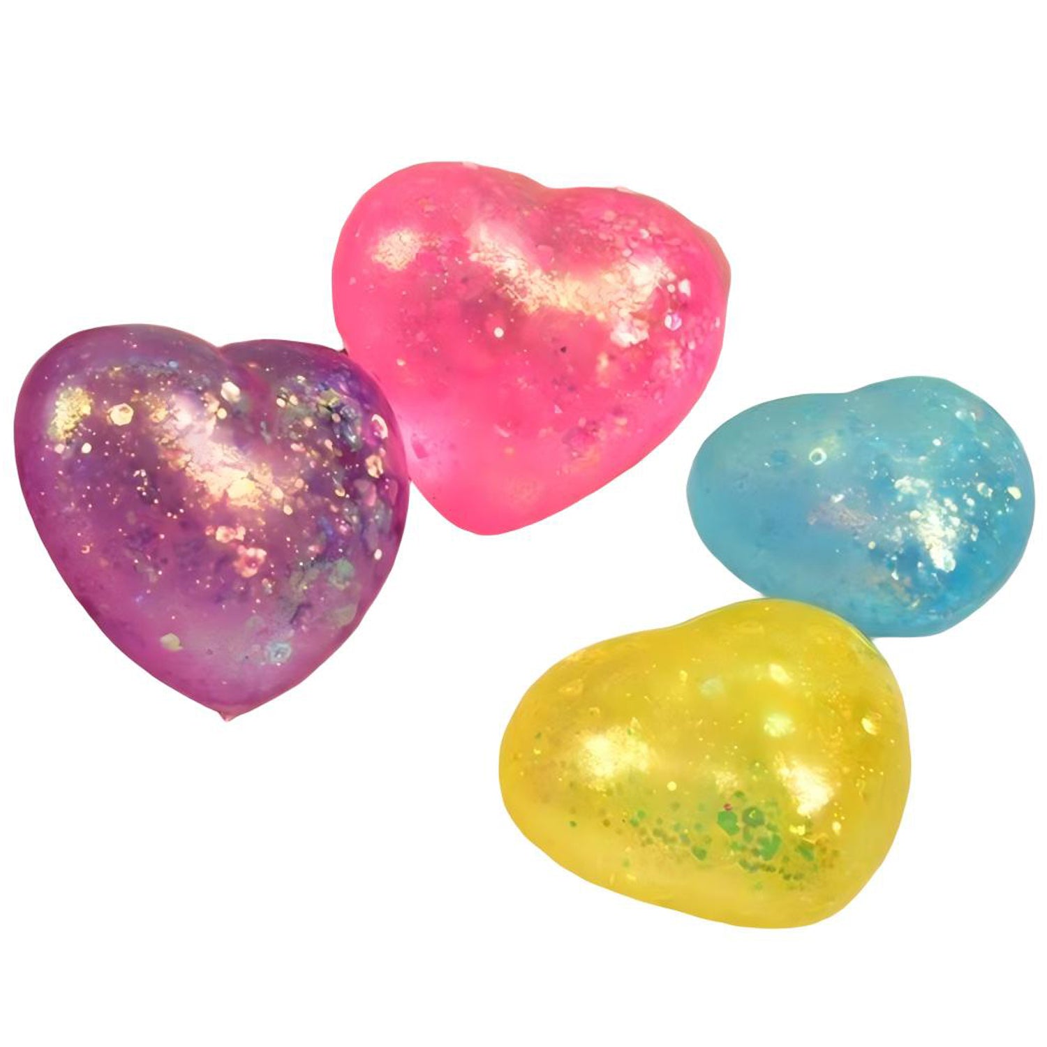 Sugar Squish Heart (Asst of 4 Colors) - 2 Pack