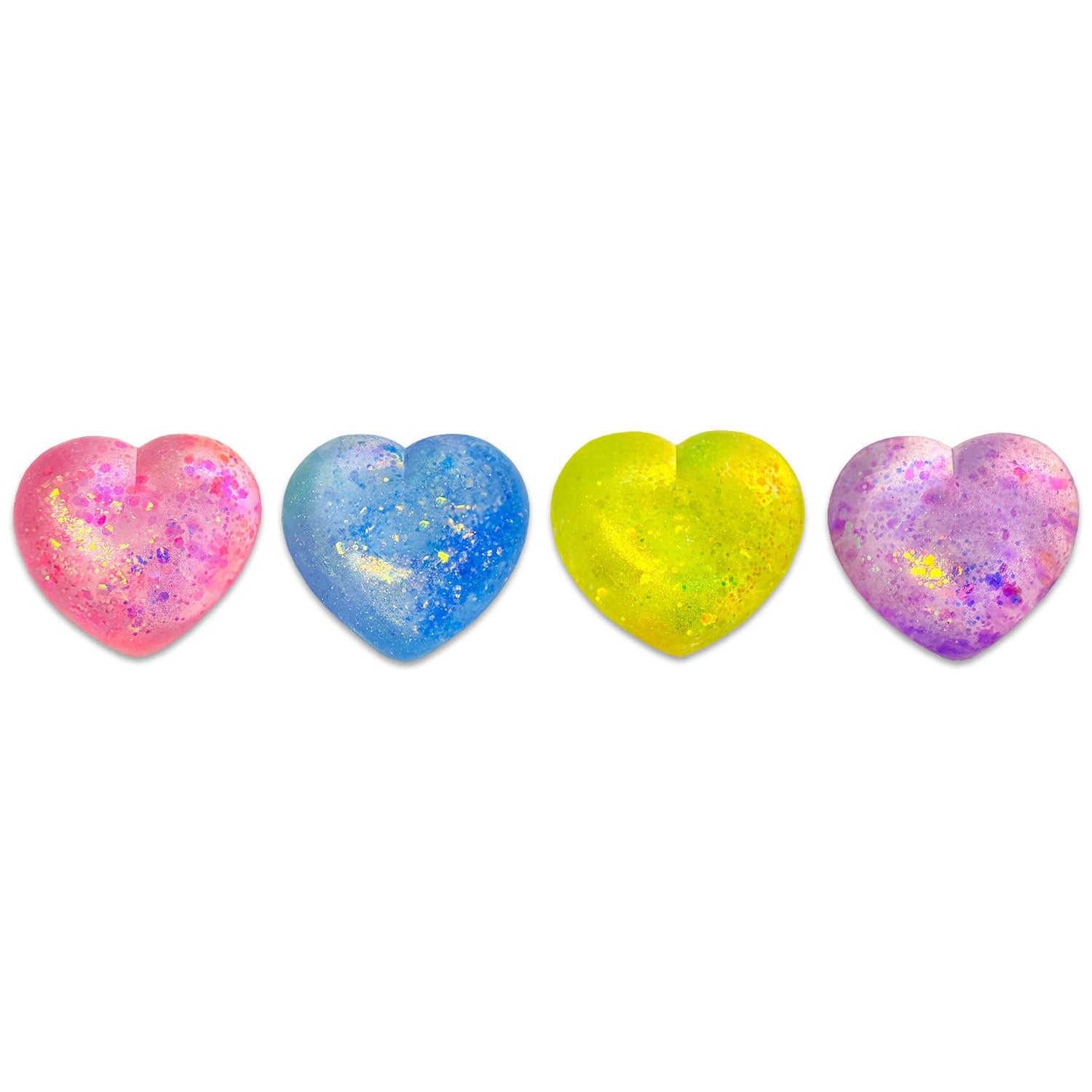 Sugar Squish Heart (Asst of 4 Colors) - 2 Pack