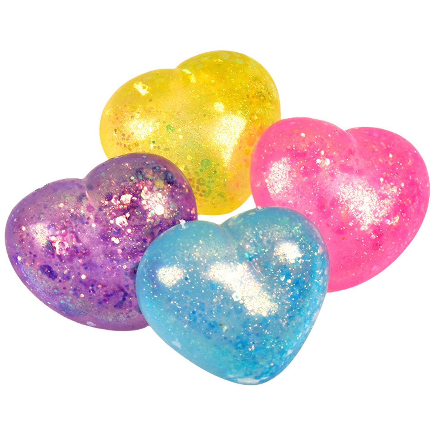 Sugar Squish Heart (Asst of 4 Colors) - 2 Pack