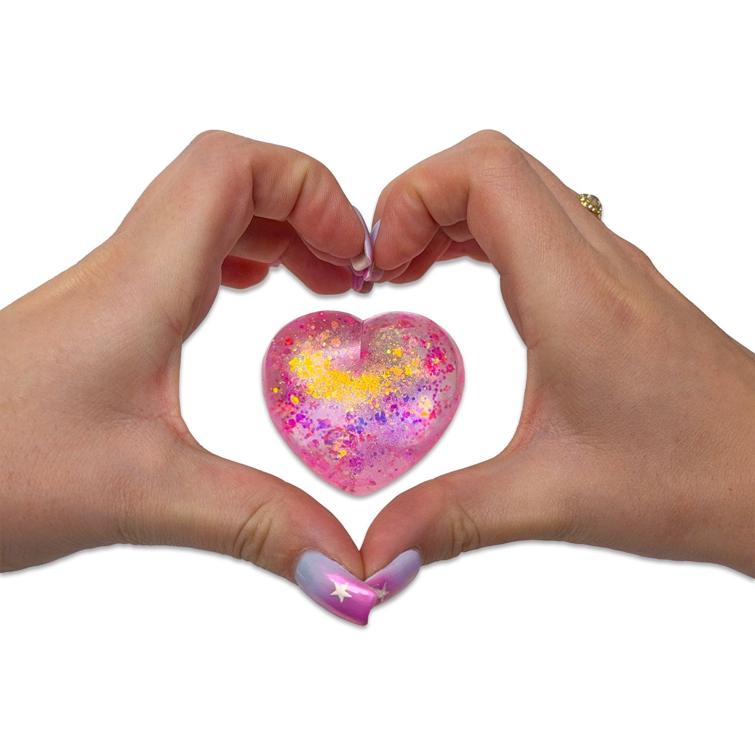 Sugar Squish Heart (Asst of 4 Colors) - 2 Pack