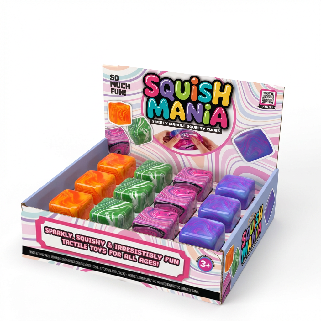 Squish Marble Cube
