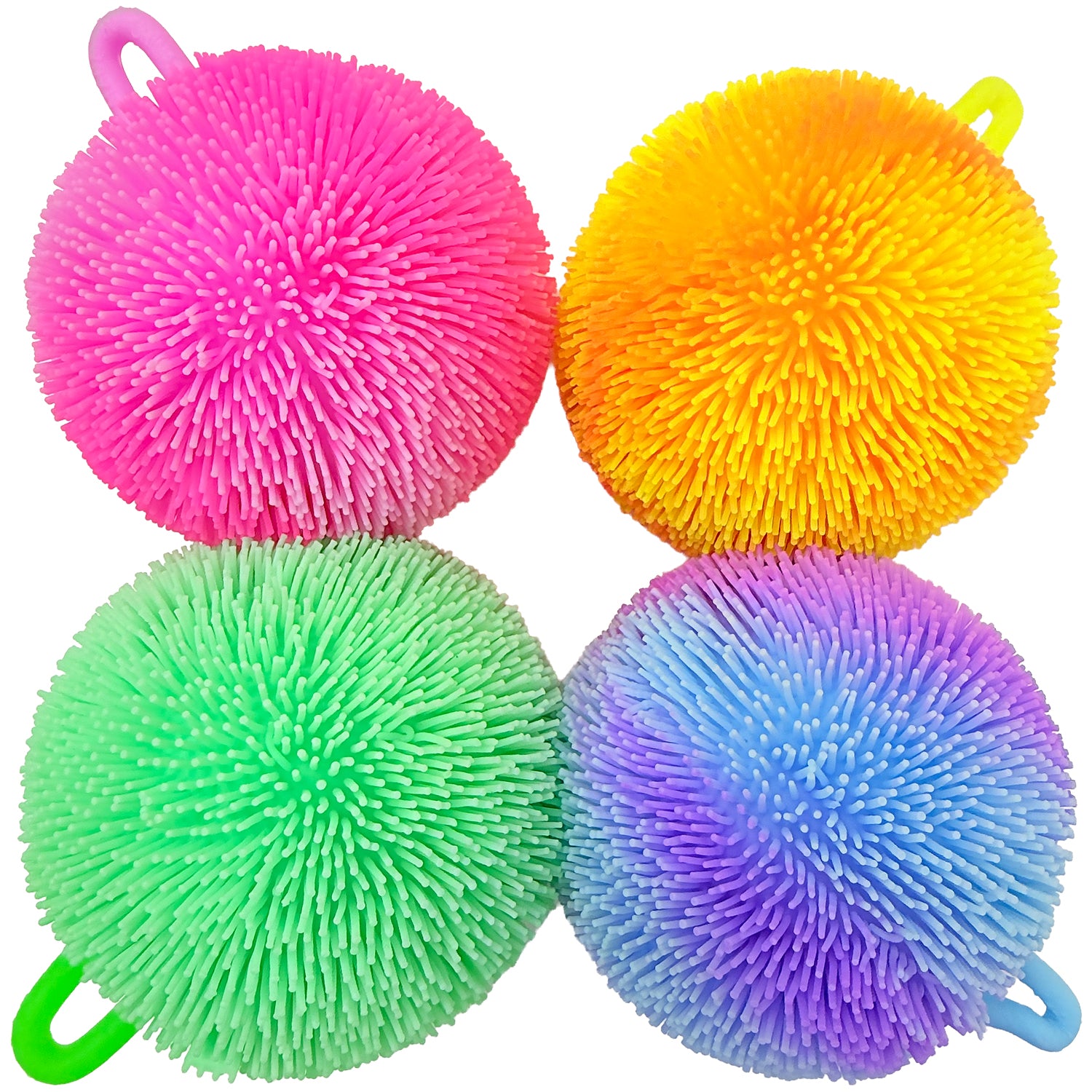 Rainbow Smoosh Balls Asst/ 4 Colors (duo-tone)