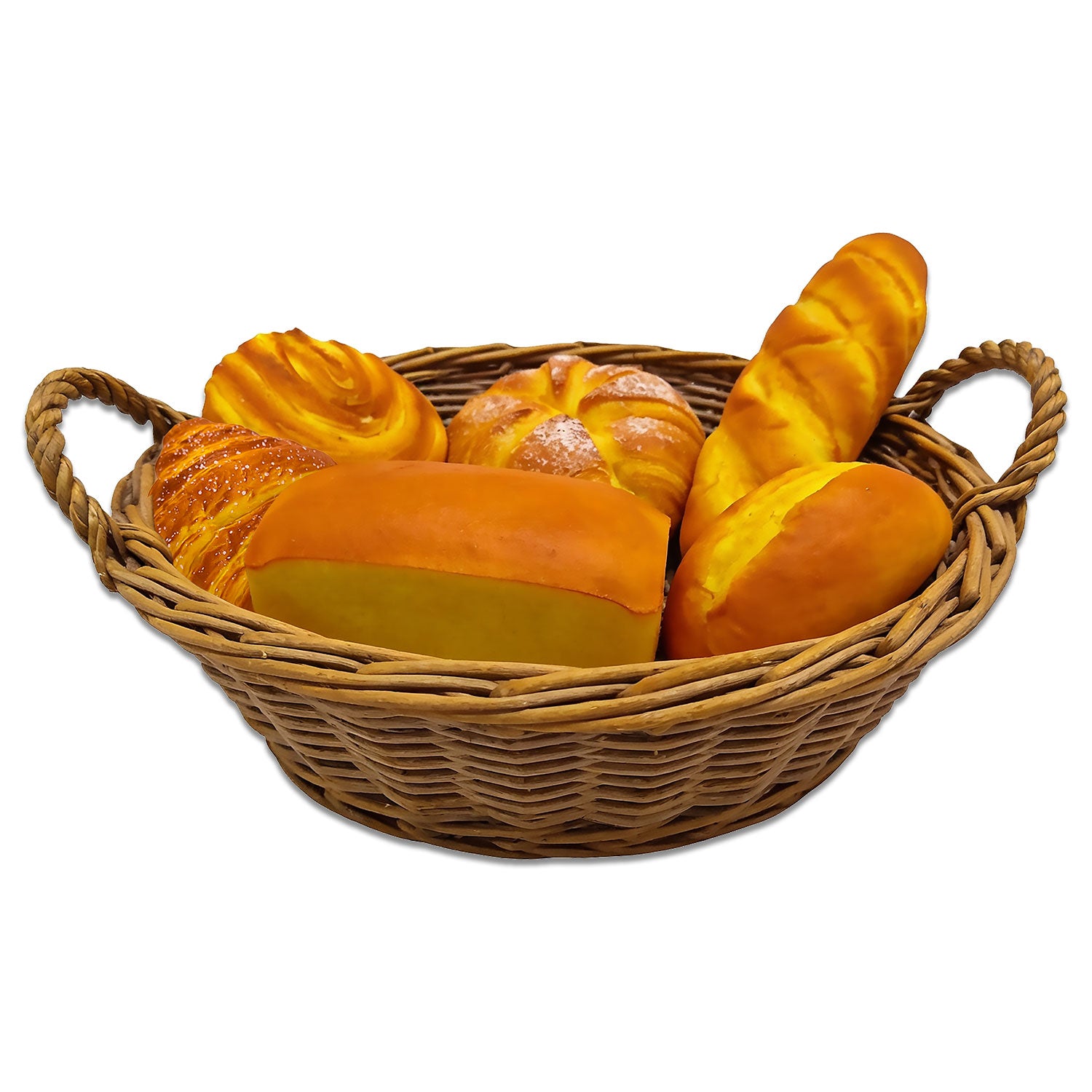 Bakeshop Squishies Asst/6 styles ATY410-1 (FLAKEY BRIOCHE) ATY410-2 (SOURDOUGH BOULE) ATY410-3 (BUTTER CROISSANT) ATY410-4 (SWEET MILK BREAD) ATY410-5 (FRENCH BAGUETTE) ATY410-6 (ITALIAN LOAF)