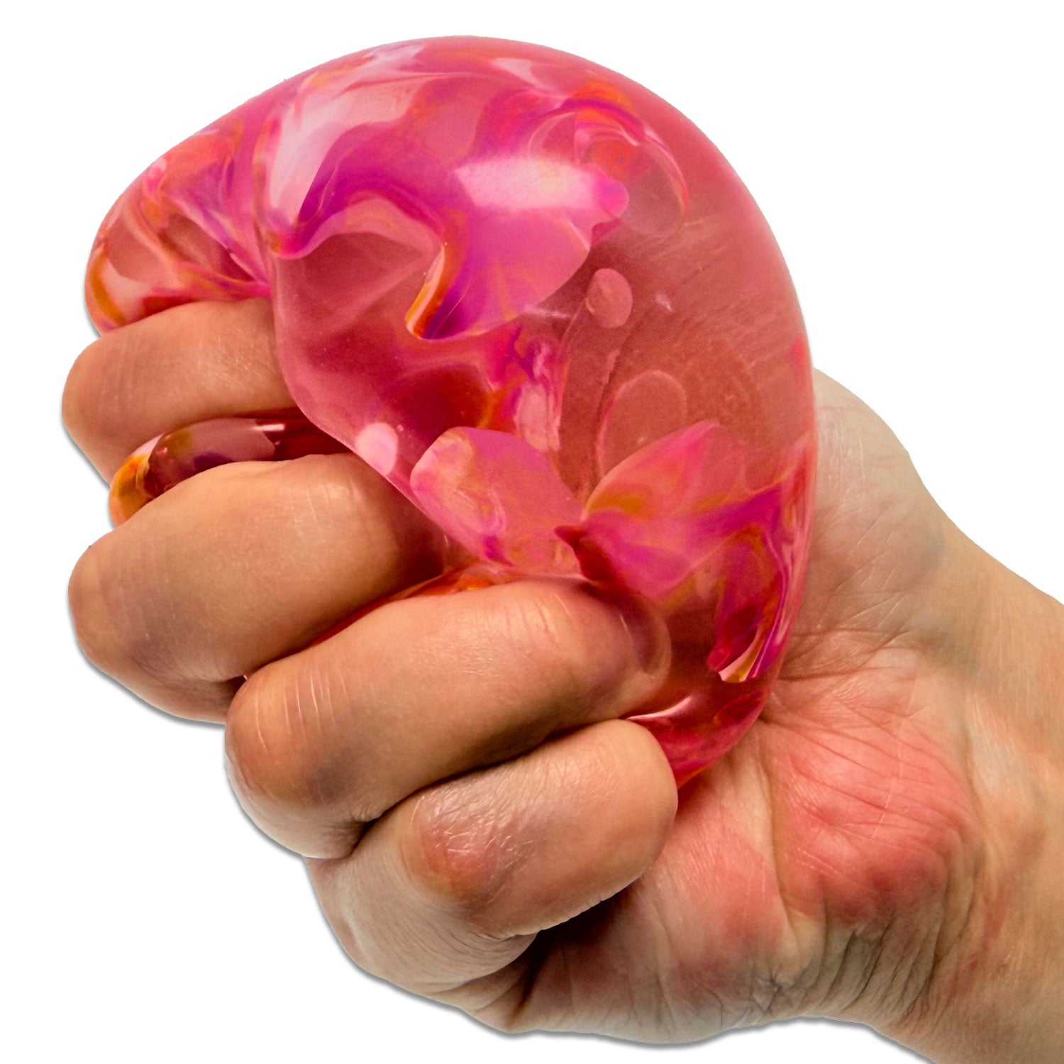 Crystalline Marble Squish Cube Asst/ 4 colors