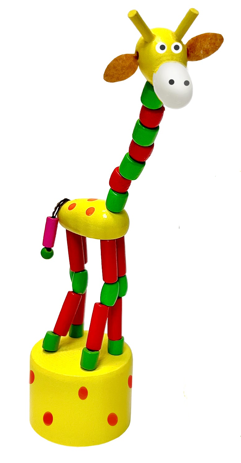Collapsible Wooden Dancing Giraffes