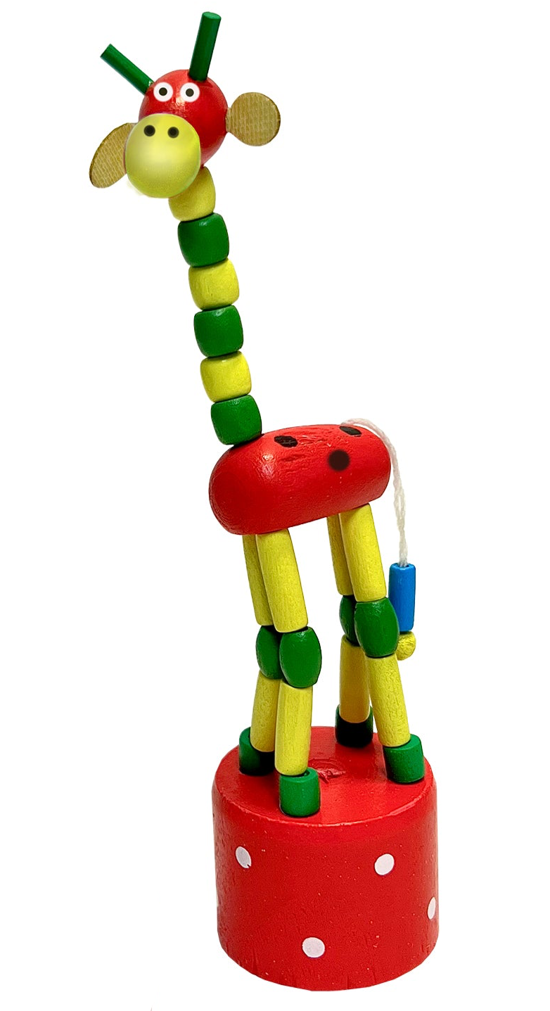 Collapsible Wooden Dancing Giraffes