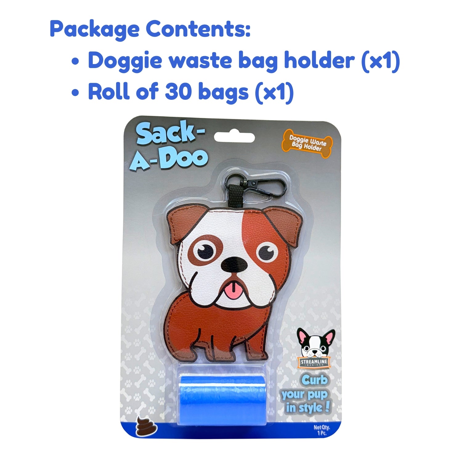 Sack-A-Doo - Dog Shaped Poop Bags