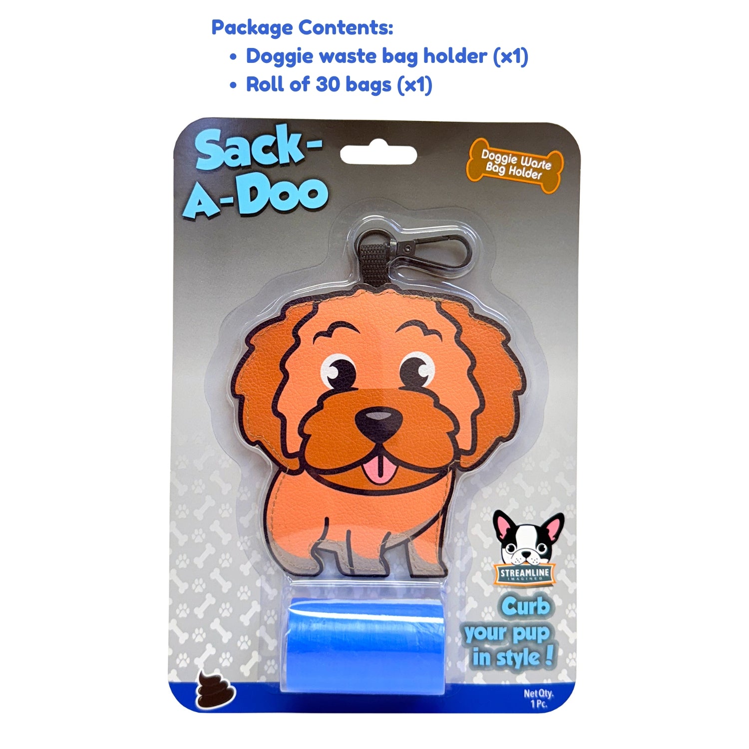 Sack-A-Doo - Dog Shaped Poop Bags