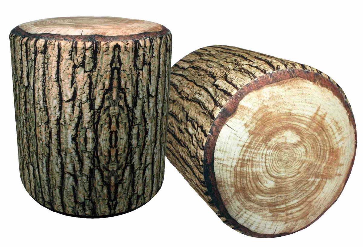 Cabin Fever Tall Log Stool