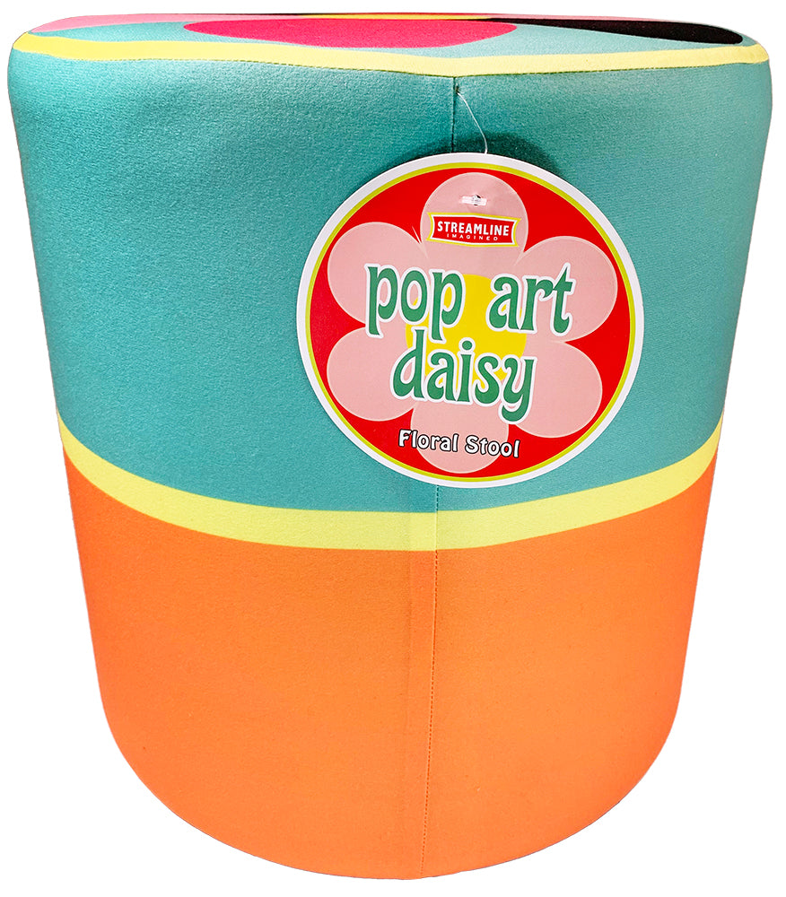 Pop Art Daisy Tall Stool