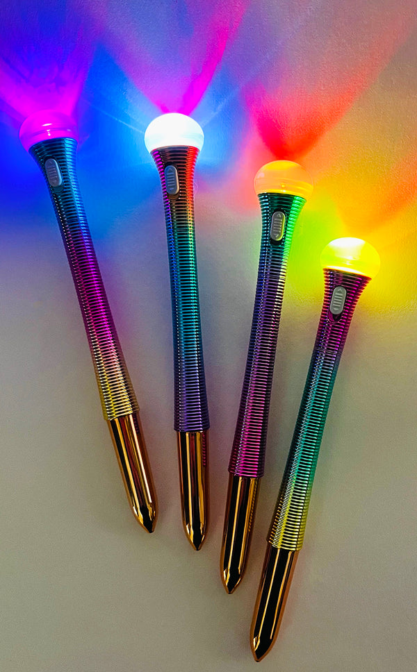 Rainbow LED Light Up Pen - Streamline Imagined Retail