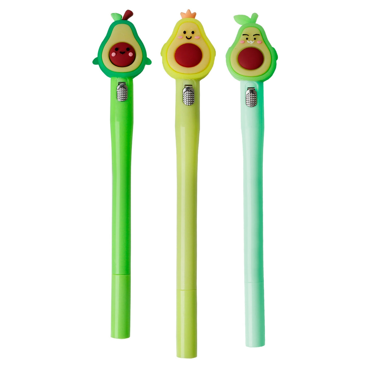 Avocado Trio LED Light Up Pens, 3 Pack