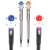 Astronaut Metallic Light Up Pens, 2 Pack