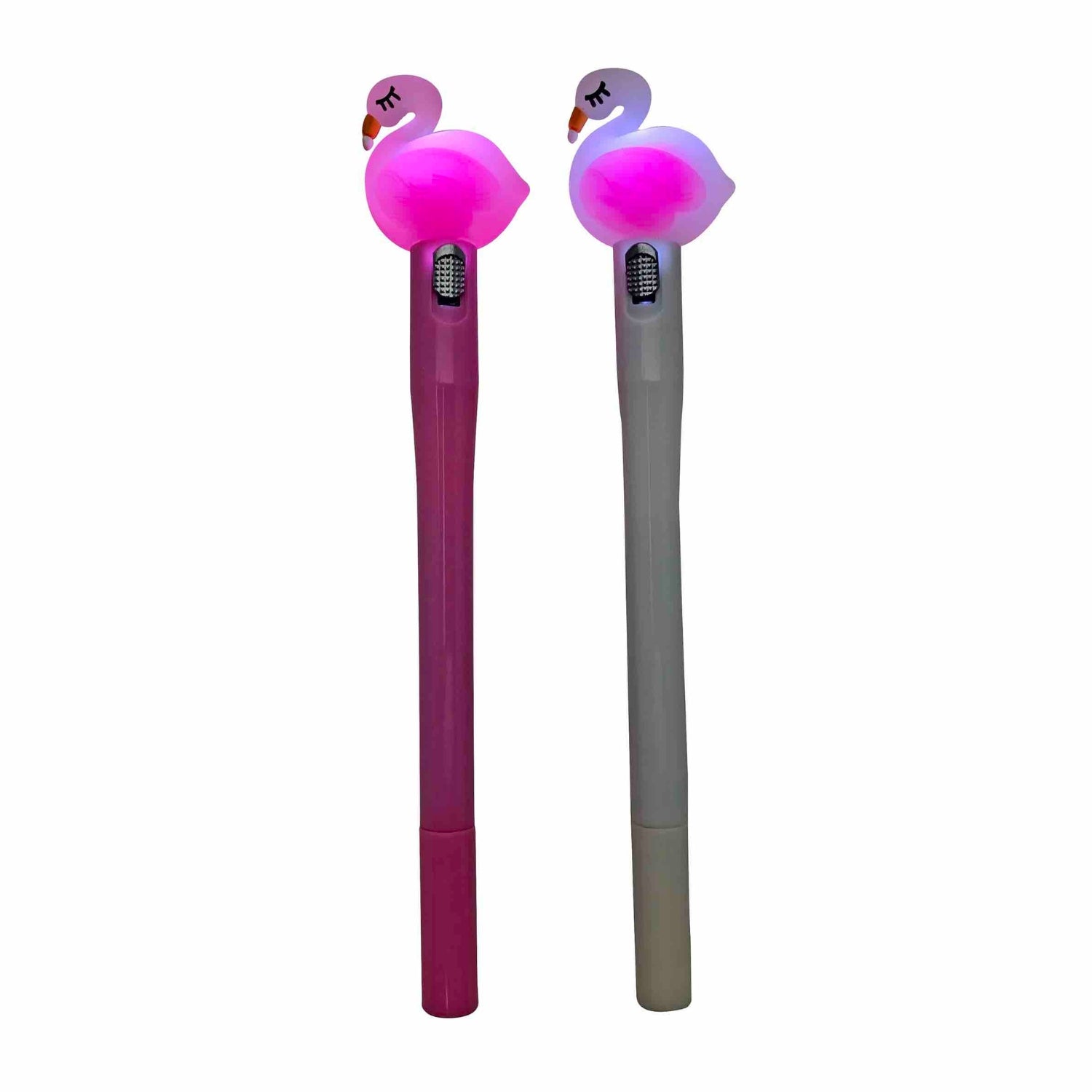 Flamingo LED Light Up Pen, 2 Pack