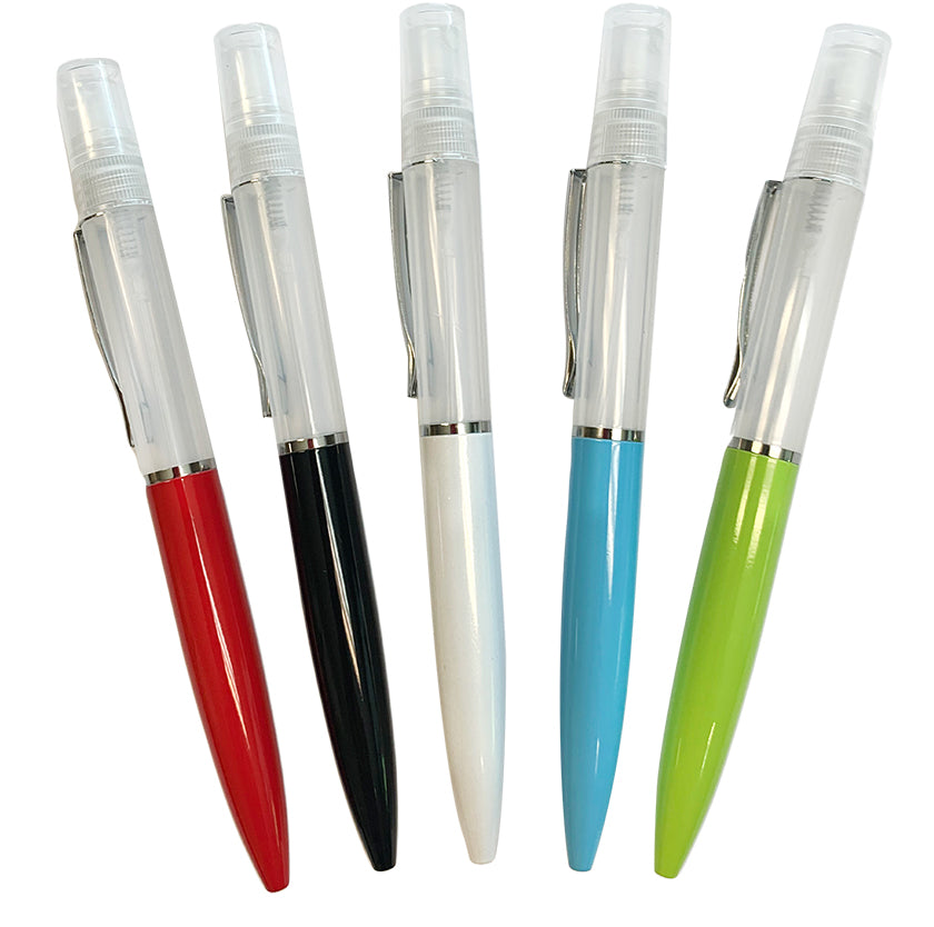 2-IN-1 BALL POINT PEN & SPRITZ PUMP (ASST 5 COLORS)