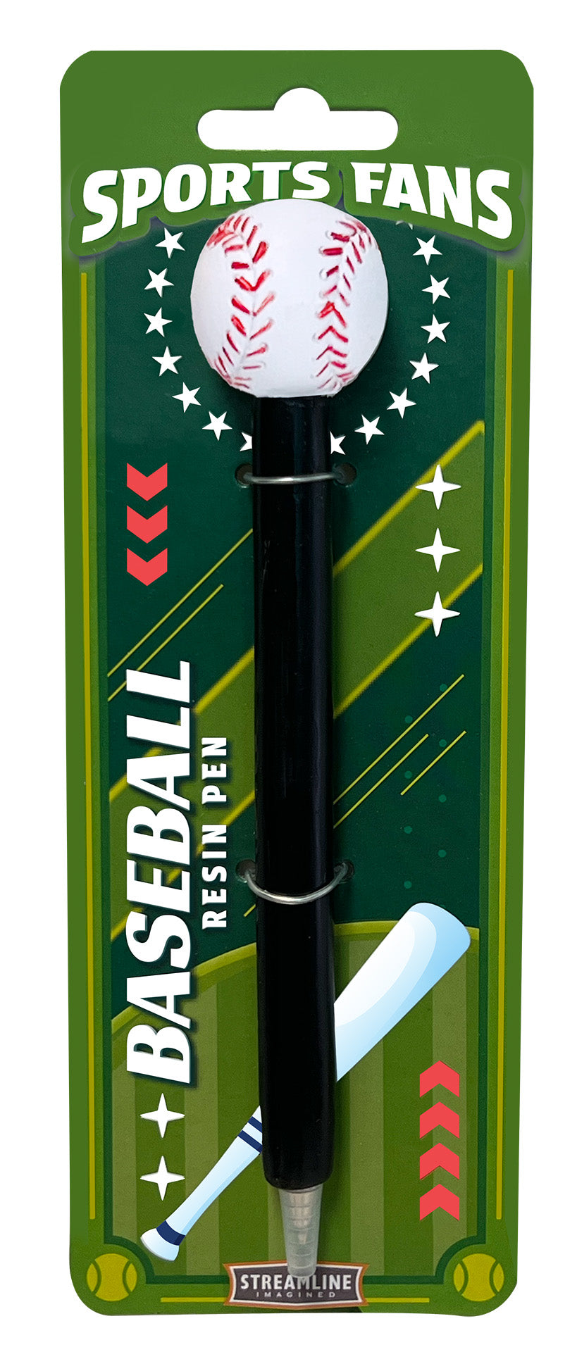 Resin Sports Pen - Baseball