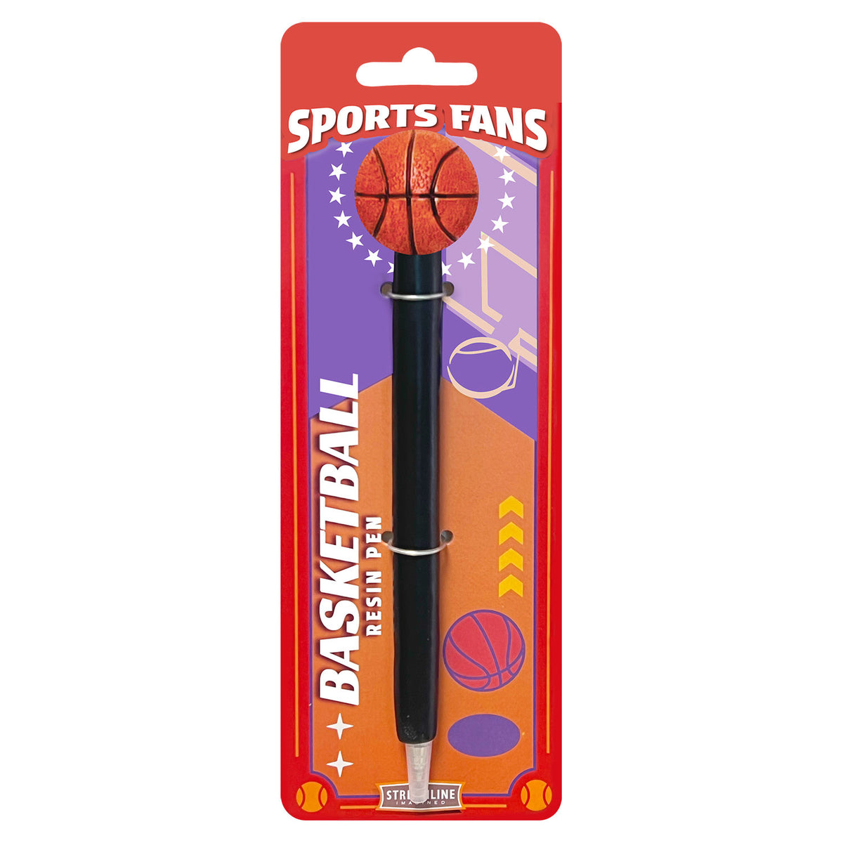 Resin Sports Pen - Basketball