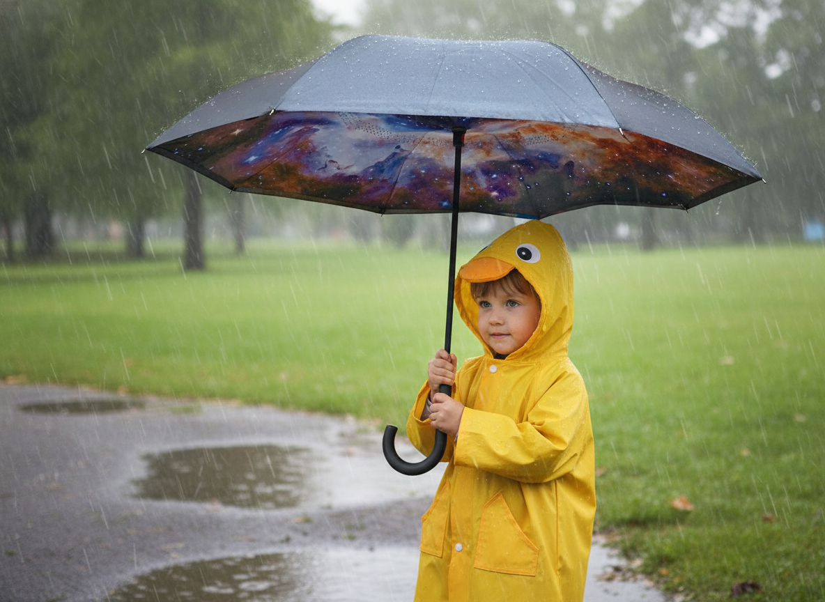 Reverse Folding Astrophotography Umbrella
