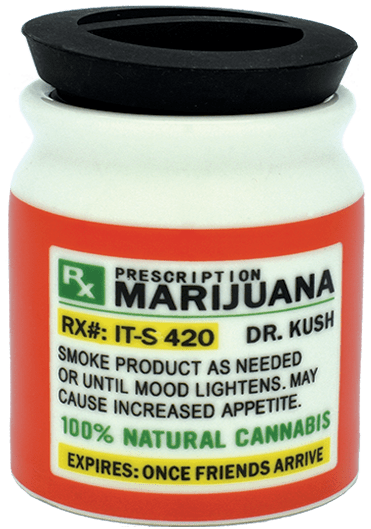 Ceramic Stash Jars - Marijuana RX