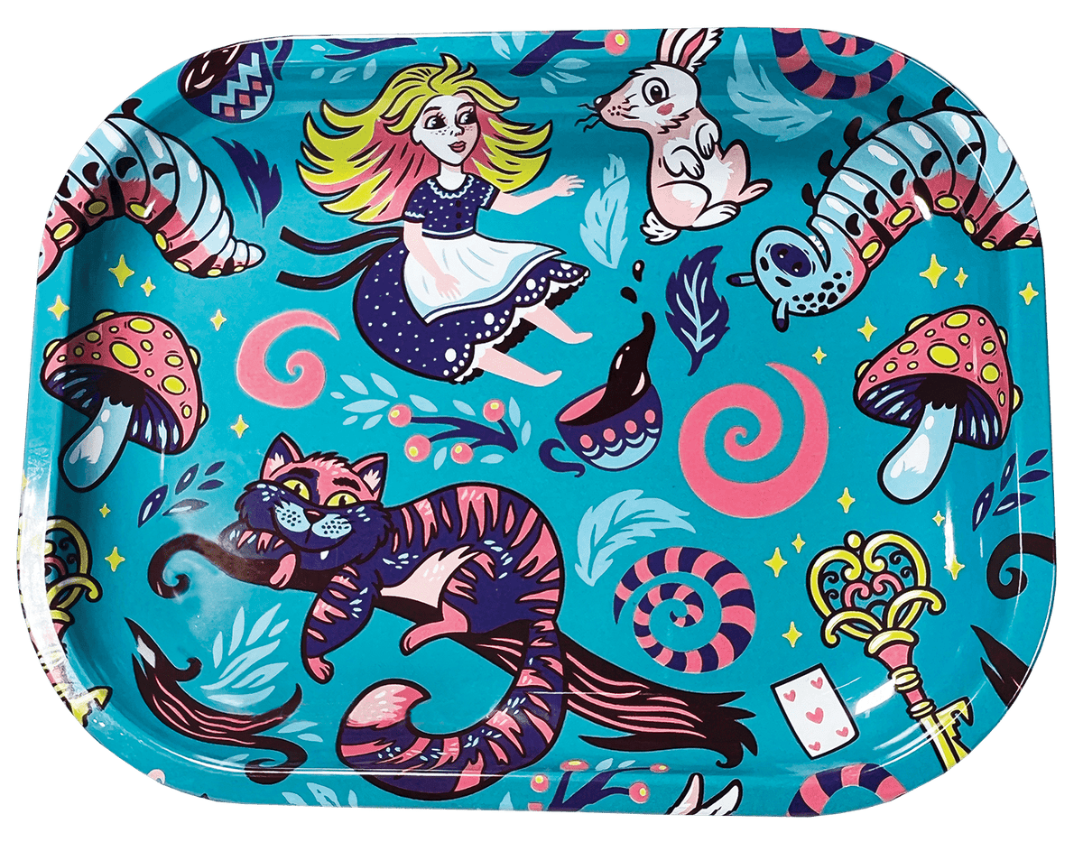 Retro Art Tray - Rabbit Hole