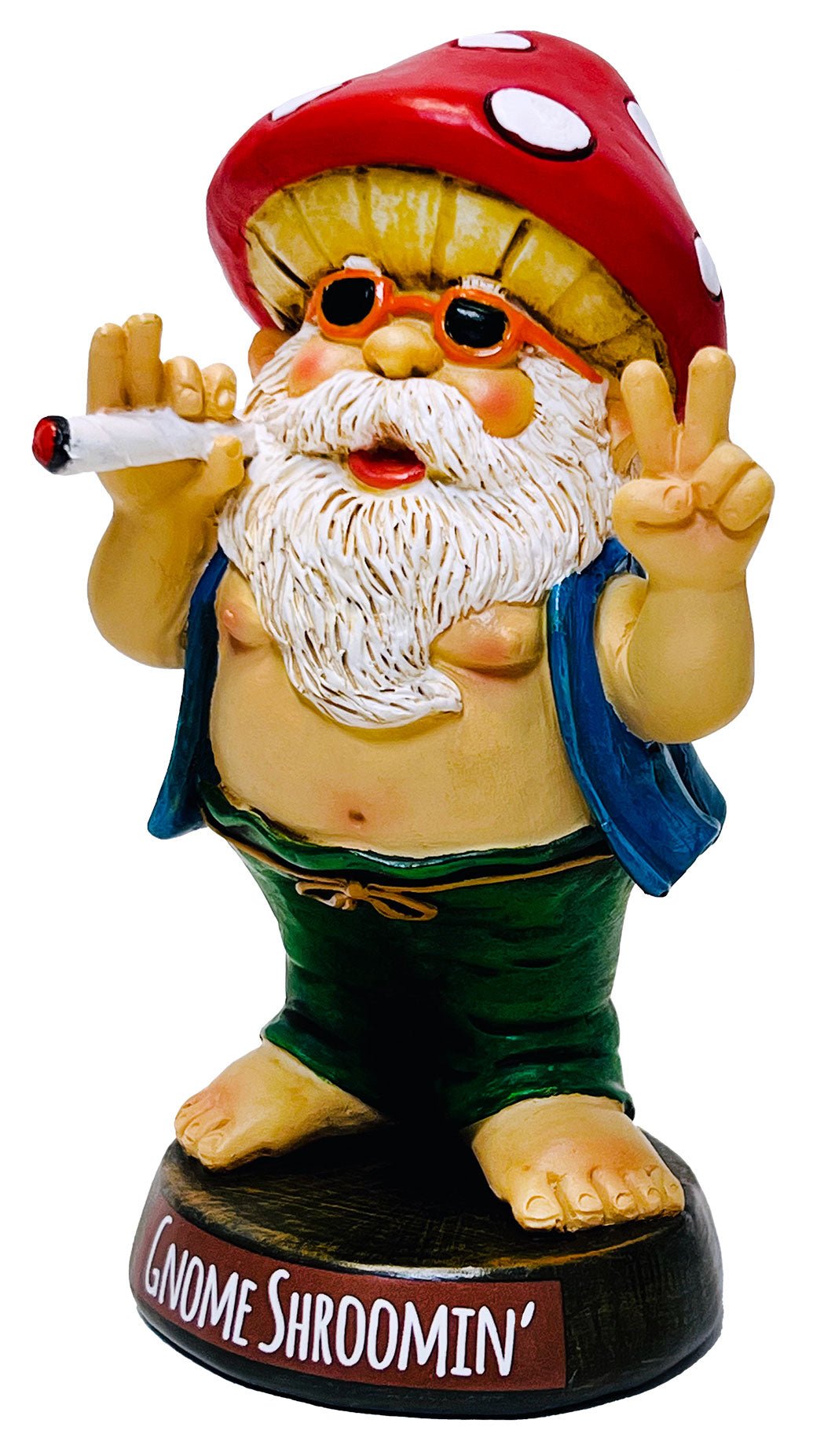 Gnome Shroomin&#39; Figurine