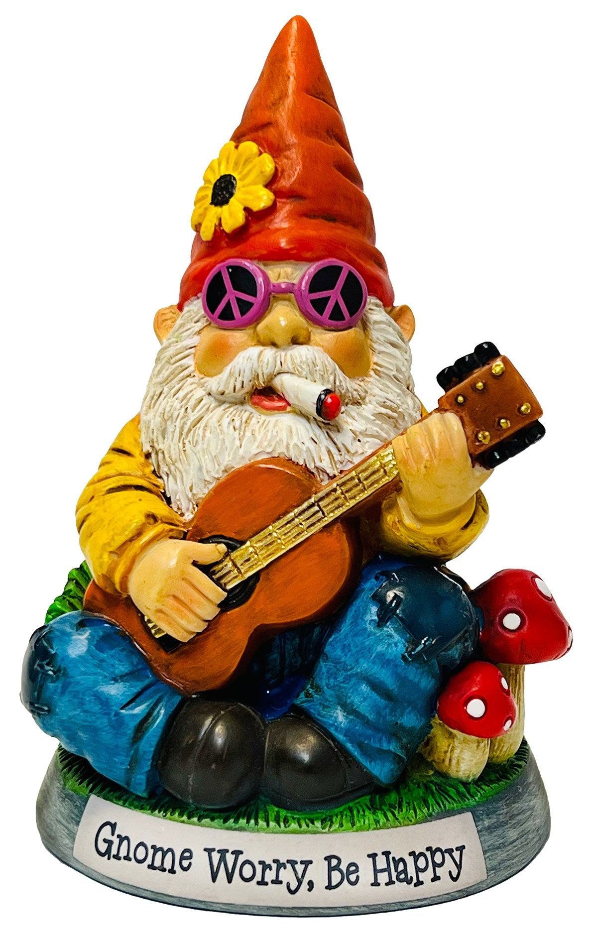 Gnome Worry, Be Happy Figurine