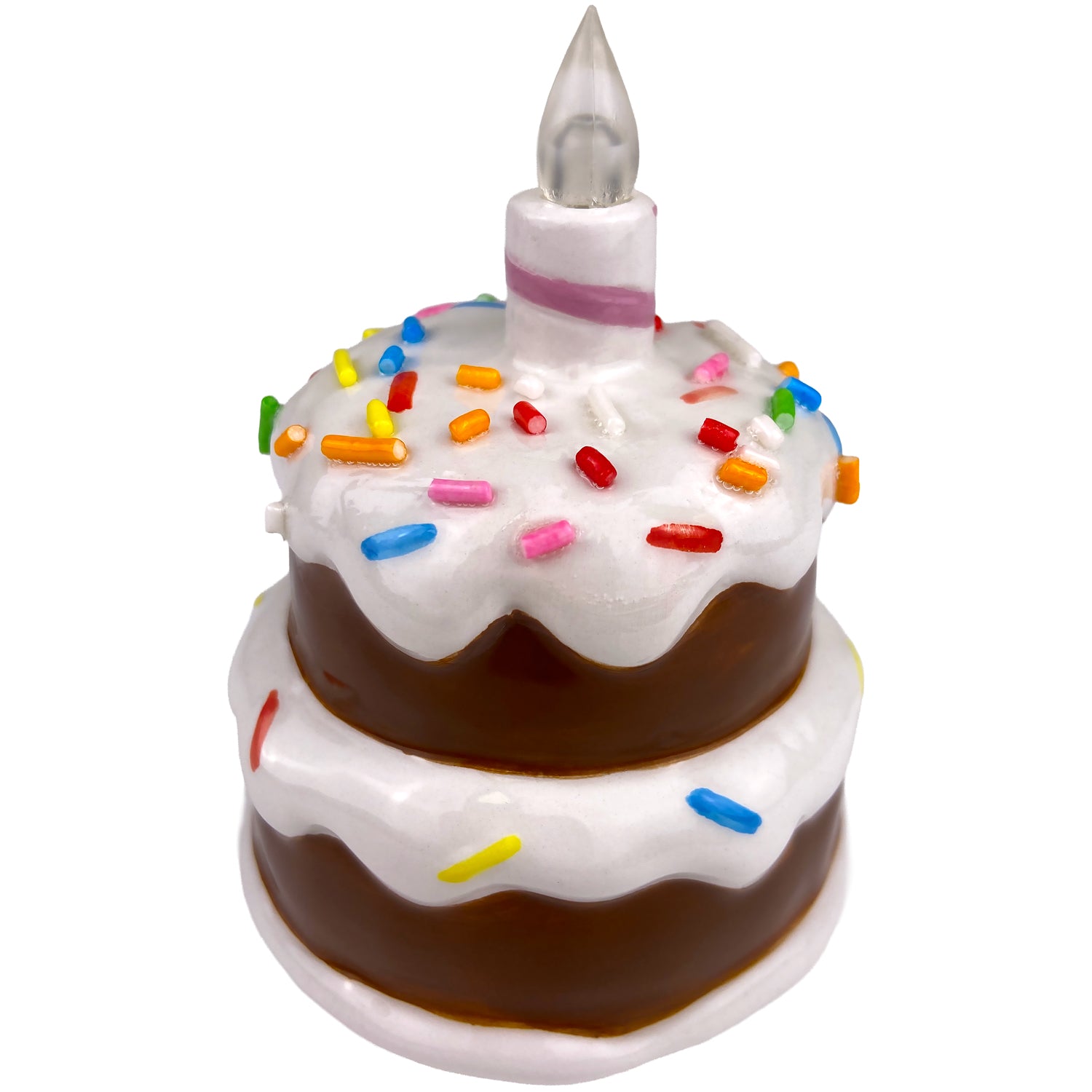 Mini Light Up Birthday Cakes (Asst 3 colors)