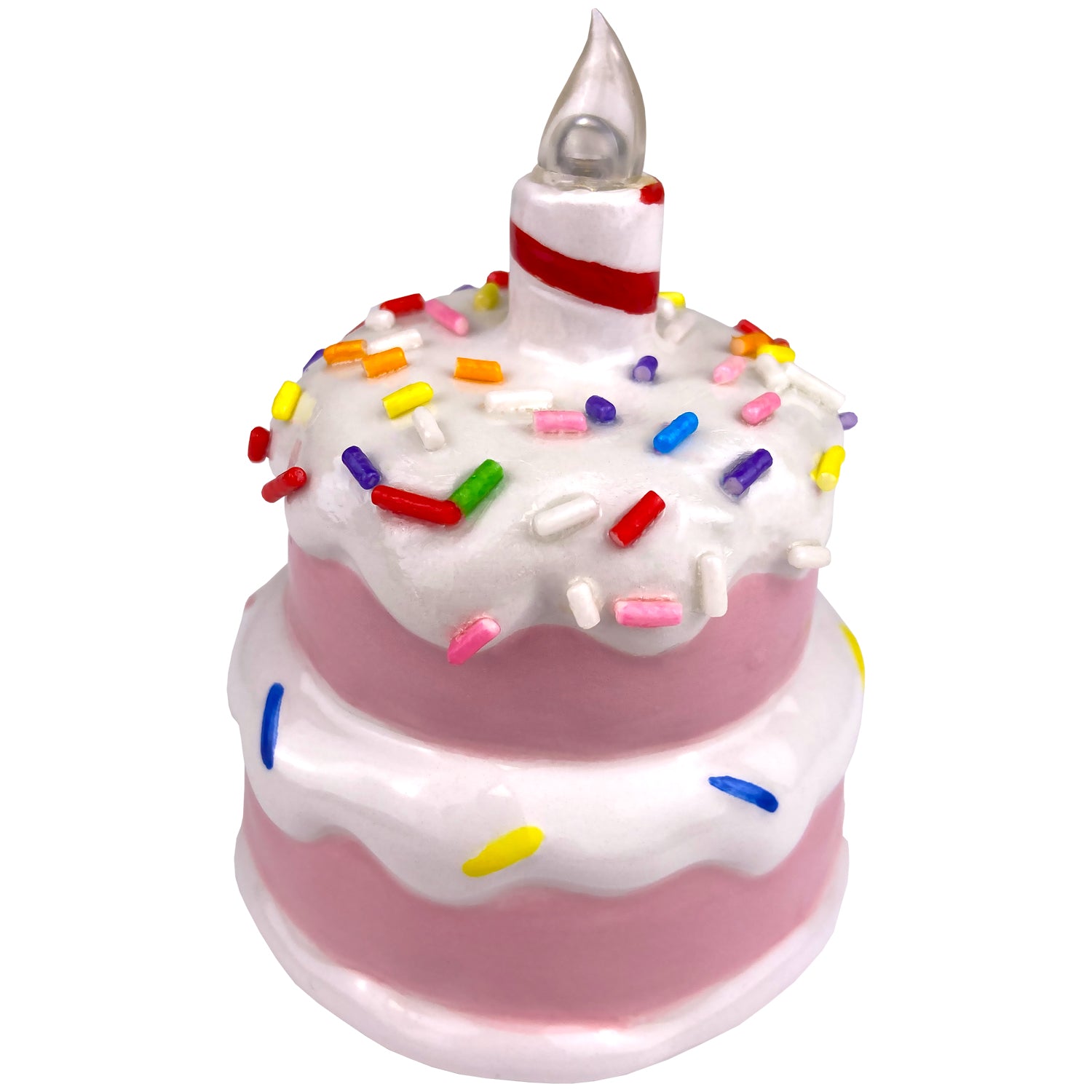 Mini Light Up Birthday Cakes (Asst 3 colors)
