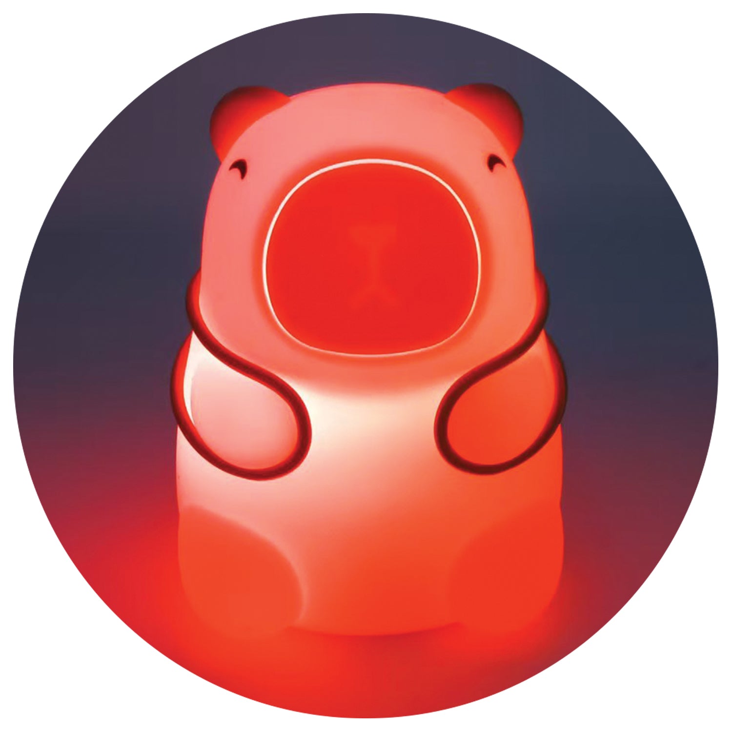 Capybara Color Changing LED Tap Light